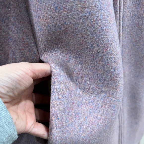 J. Crew Lodge Wool Coat Heather Cotton Candy Size 14 perfect for L - Picture 11 of 12